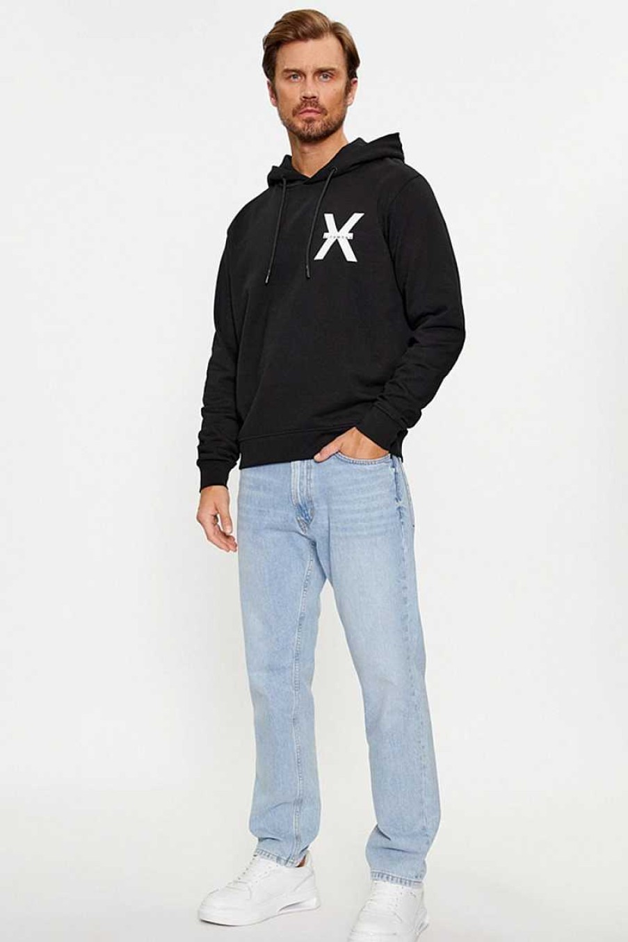 Mann Richmond | Sweatshirt Gipol Uma23176Fe Schwarz Herren