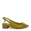 Frau Gold&Gold | Ballerina-Absatz A23Gd741 Gelb Damen