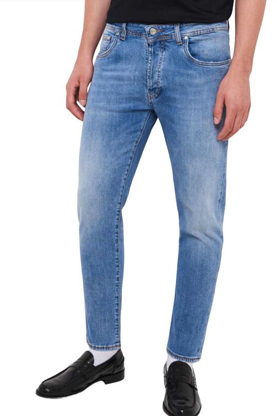 Mann Liu Jo | M000P304Fredmd Mittelblaue Herren-Jeans