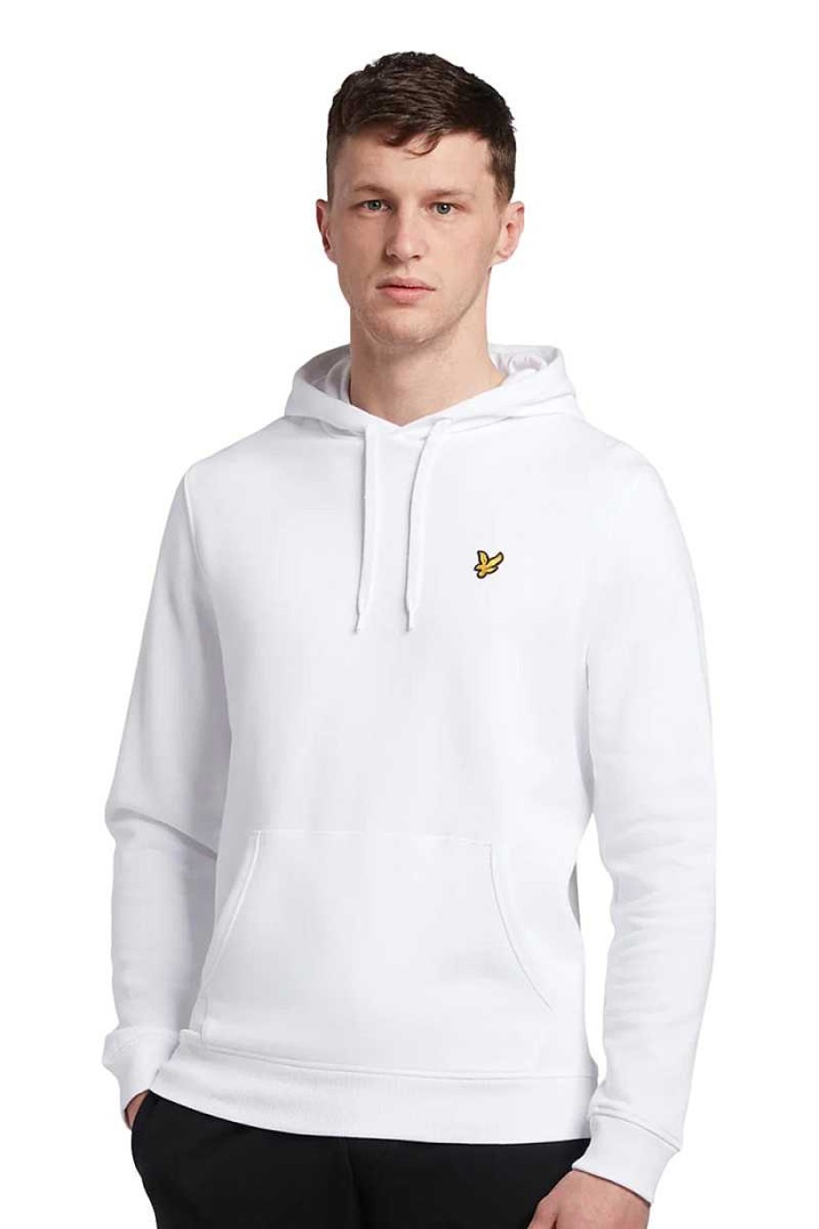 Mann Lyle & Scott | Weisser Hoodie-Pullover Fur Herren Ml416Voge