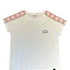 Frau Ellesse | Tape T-Shirt Ehw202S22 Optisches Weiss Damen