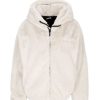 Frau Disclaimer | Eco-Pelzjacke 23Ids54143 Off White Damen