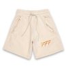 Mann 777 | Trsm144Sbe Beige Fleece-Bermudashorts Fur Herren