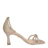 Frau Gold&Gold | Gp439 Champagner Damen-Sandalen