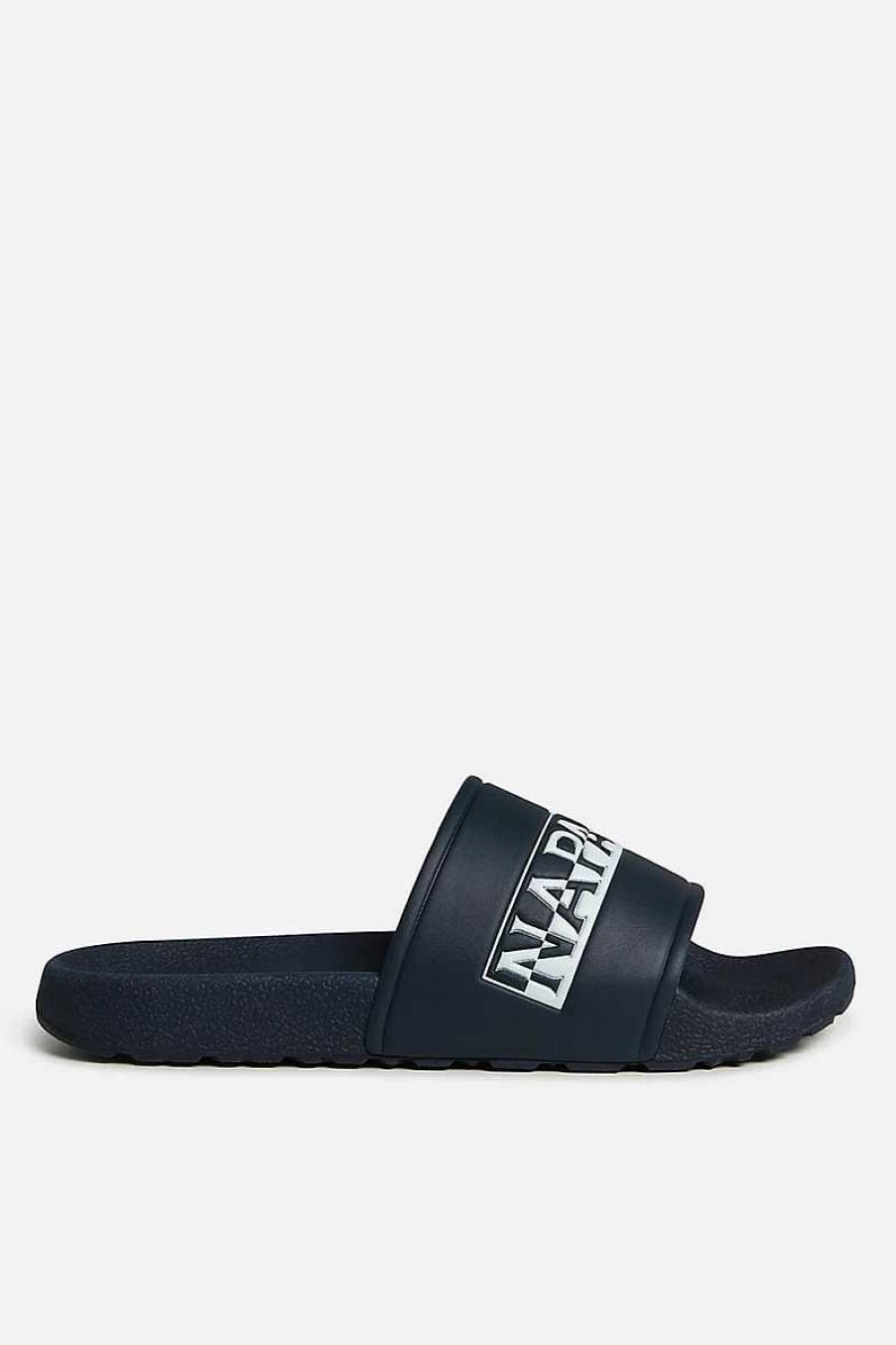 Mann Napapijri | Strand Slipper Np0A4Gtw Blau Marine Herren