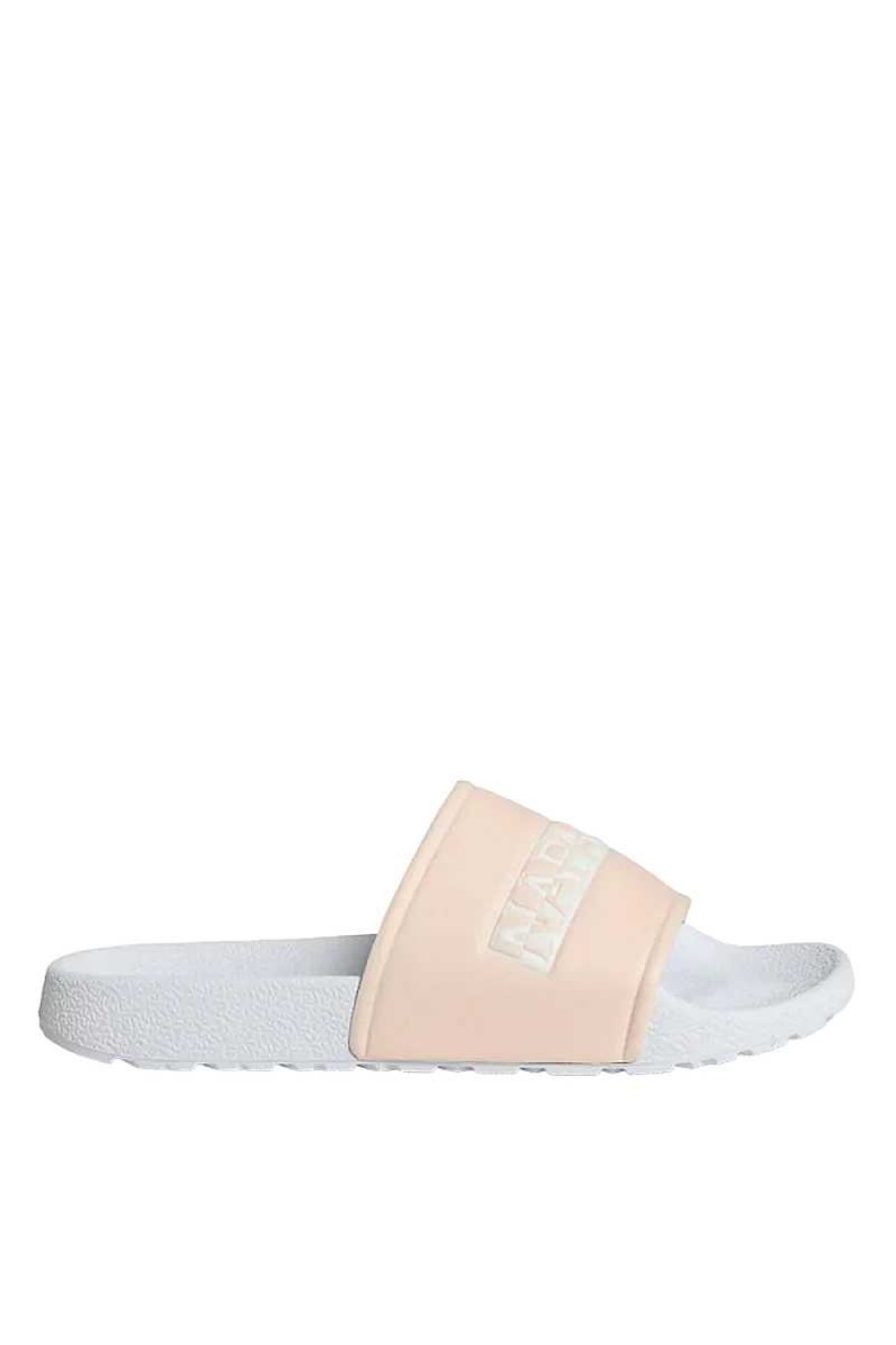 Frau Napapijri | Damen-Strand-Pantoffel Np0A4Gud Weiss/Rosa