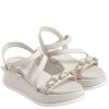 Frau Tosca Blu | Loano Keilsandale Aus Nappa Accessoire Ss22392351 Damenmilch