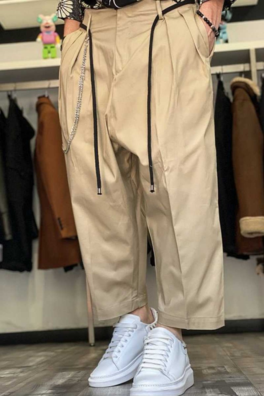 Mann New Job Brand | Kyoto Beige Herrenhose