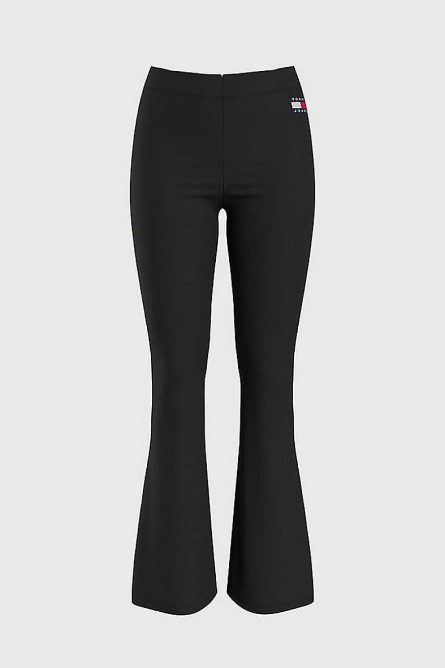 Frau Tommy Hilfiger | Ausgestellte Leggings Dw0Dw12642 Schwarze Frau