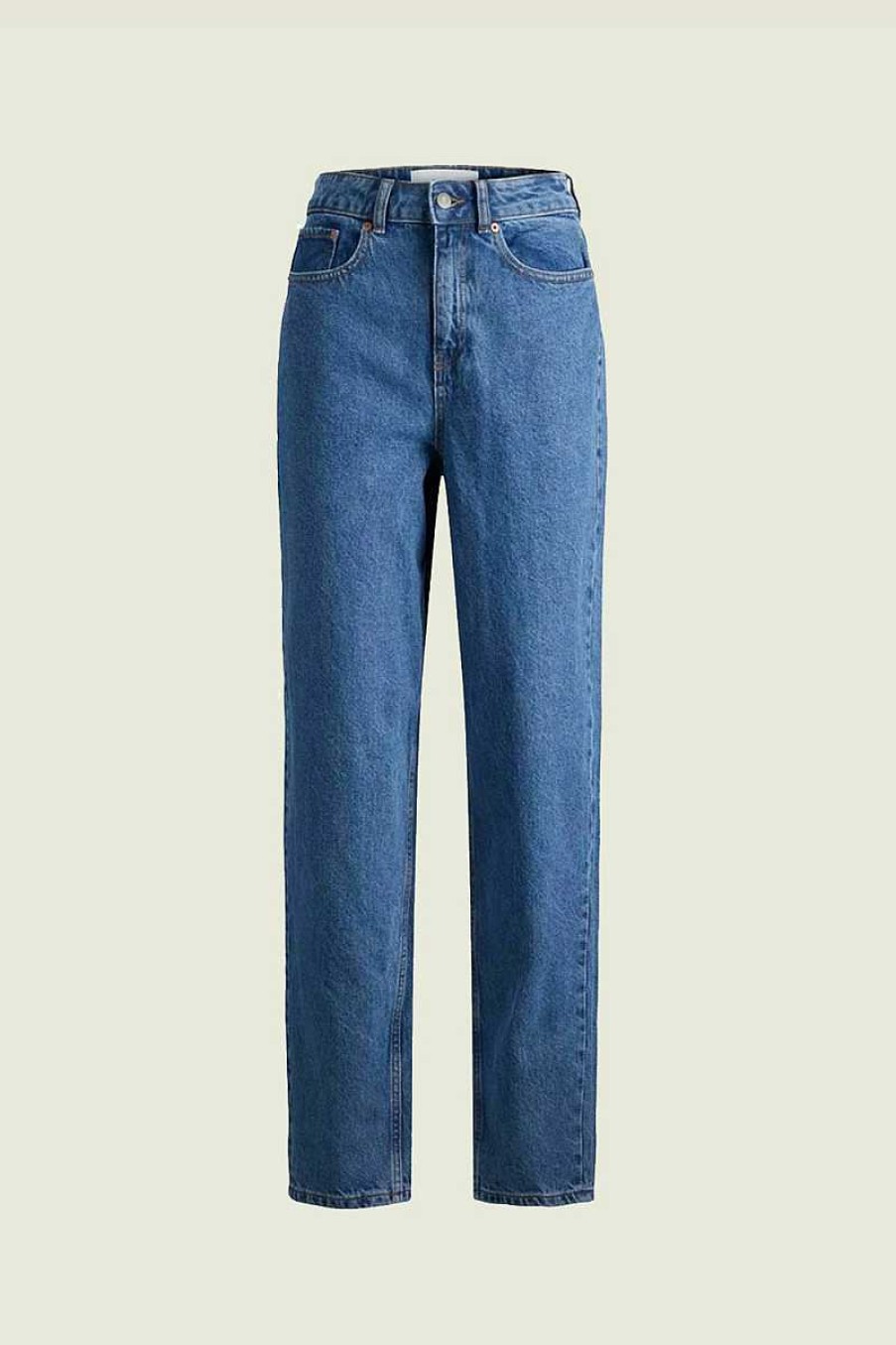 Frau Jjxx | Mom Jeans 12203987 Mittelblauer Denim Damen