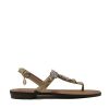 Frau Gold&Gold | Schmuck-Flip-Flops Fur Damen Gl736 Gold Fluo