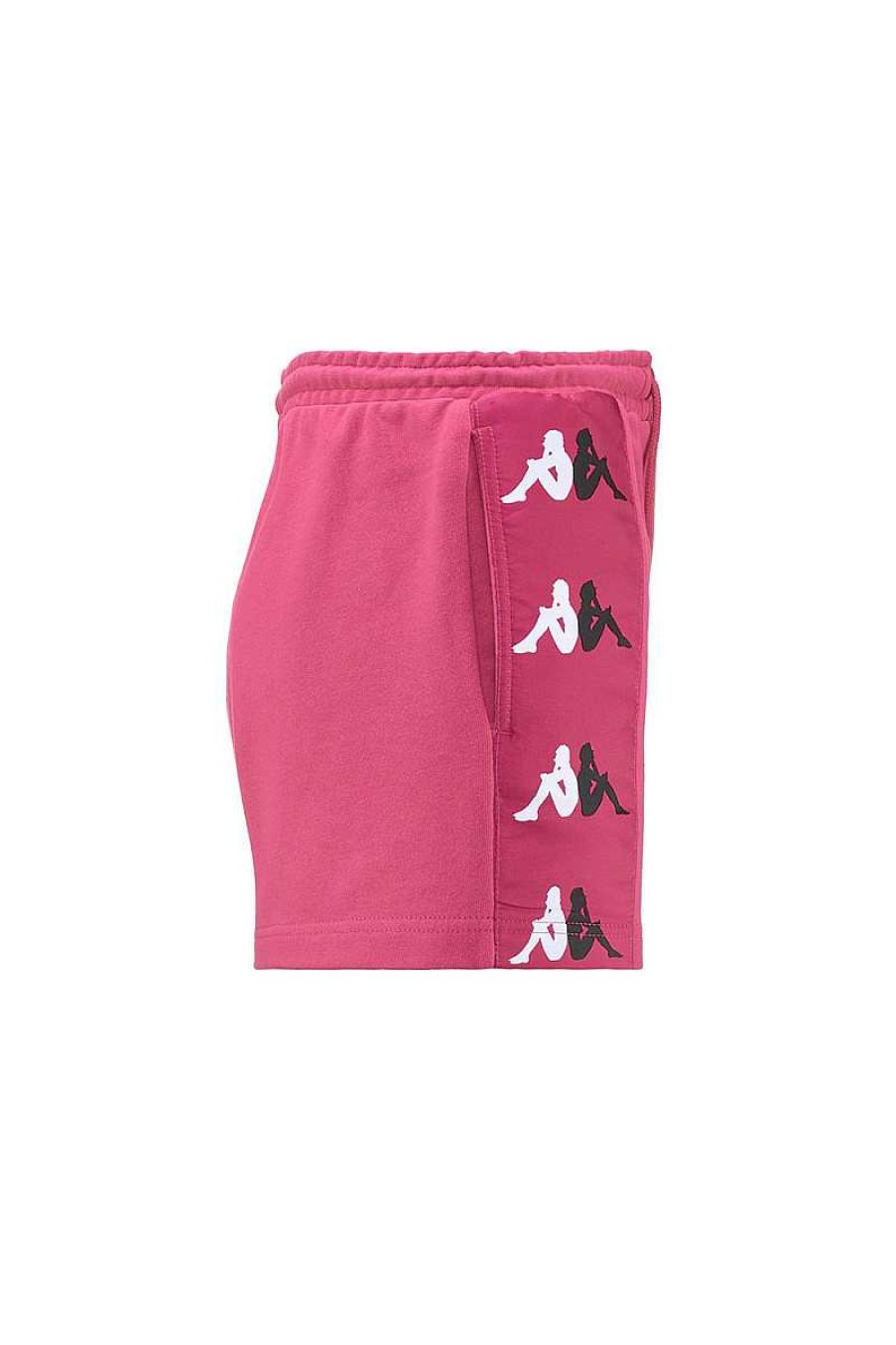 Frau Kappa | Kurze Shorts 321681W 222 Banda 10 321681W A0C Fuchsia Weiss Schwarz Frau