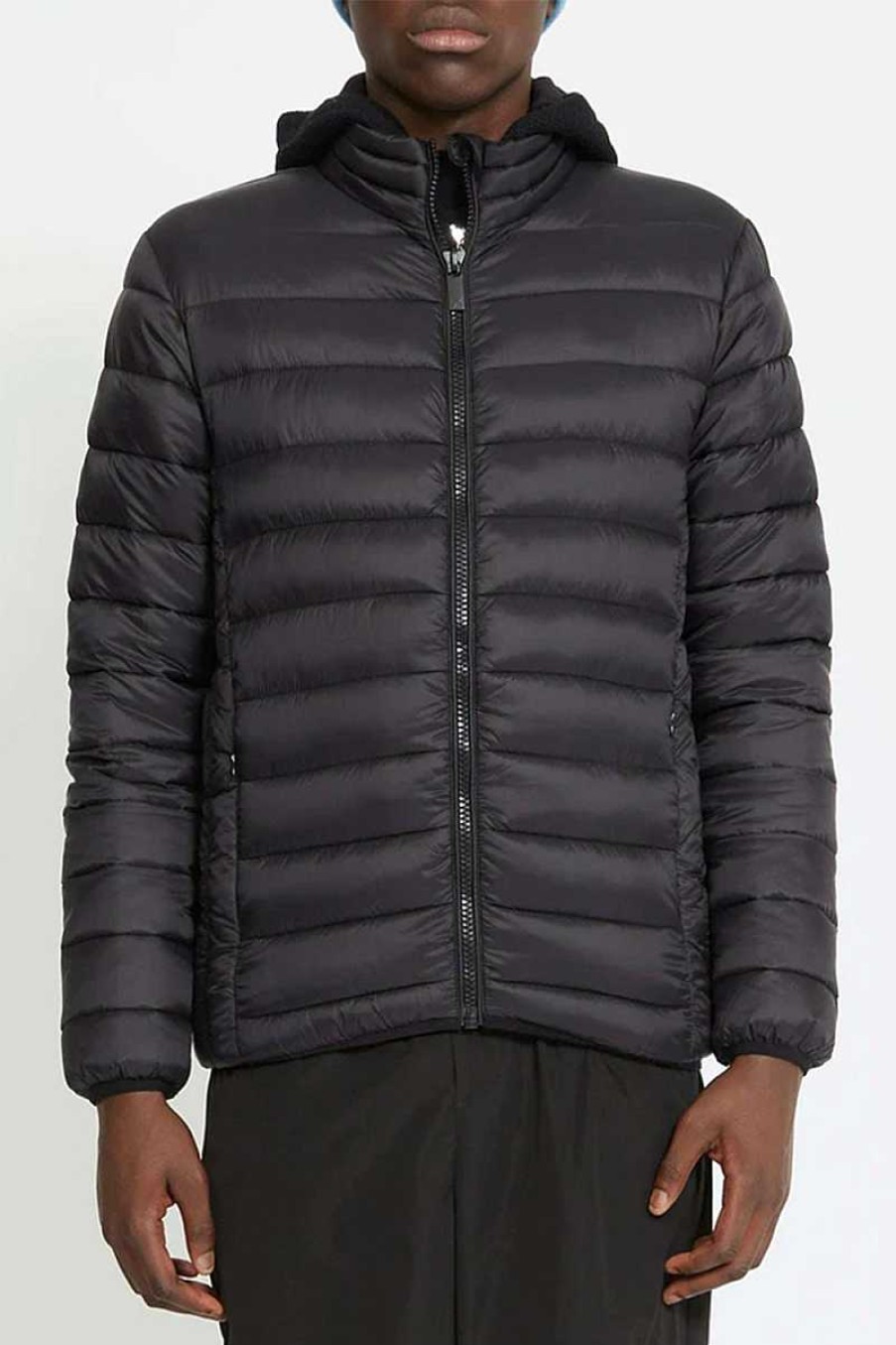 Mann Richmond | Gepolsterte Jacke Zatio Uma23074Pi Schwarz Herren