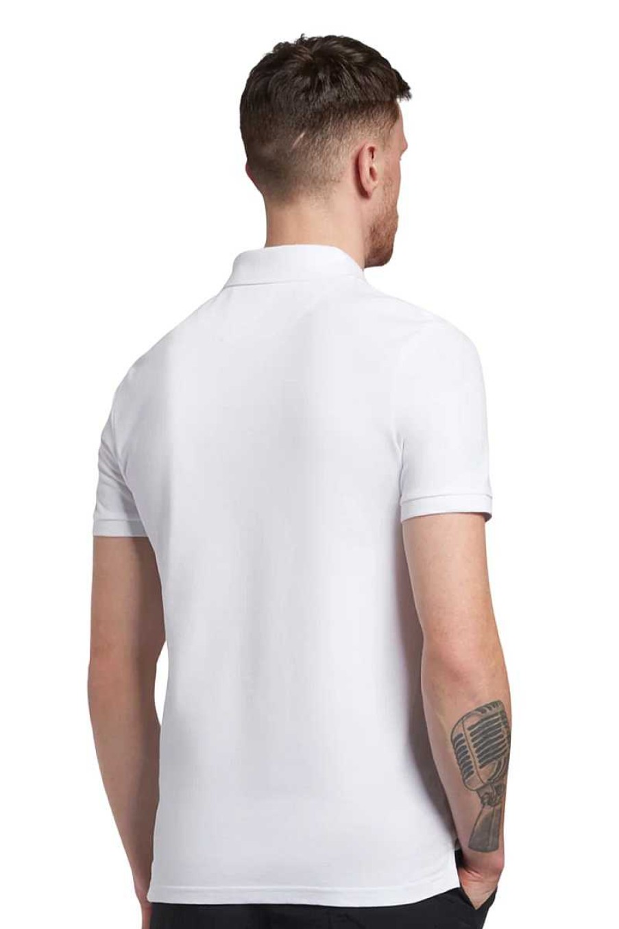 Mann Lyle & Scott | Einfaches Polohemd Sp400Voge Weiss Herren