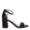 Frau Gold&Gold | Sandalen Mit Breitem Absatz Gd811 Schwarz Damen