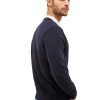 Mann Liu Jo | Pullover Mit Rundhalsausschnitt M222P202Girofirst 701 Dunkelblauer Mann