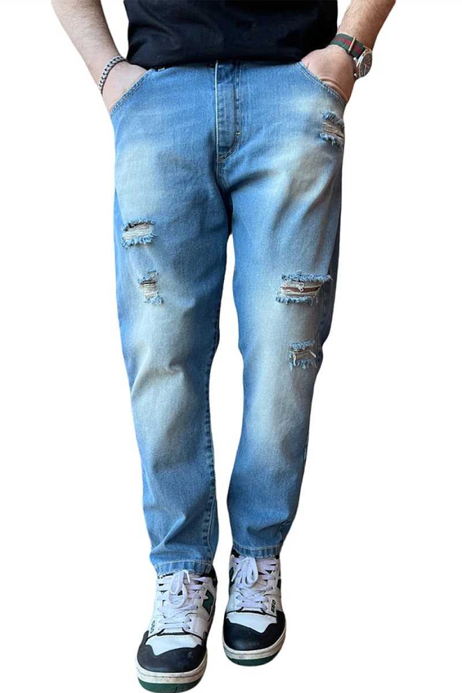 Mann Berna | Jeans 230126 Herren Heller Denim