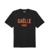 Mann Gaelle | T-Shirt Gbu01466 Schwarz Orange Herren