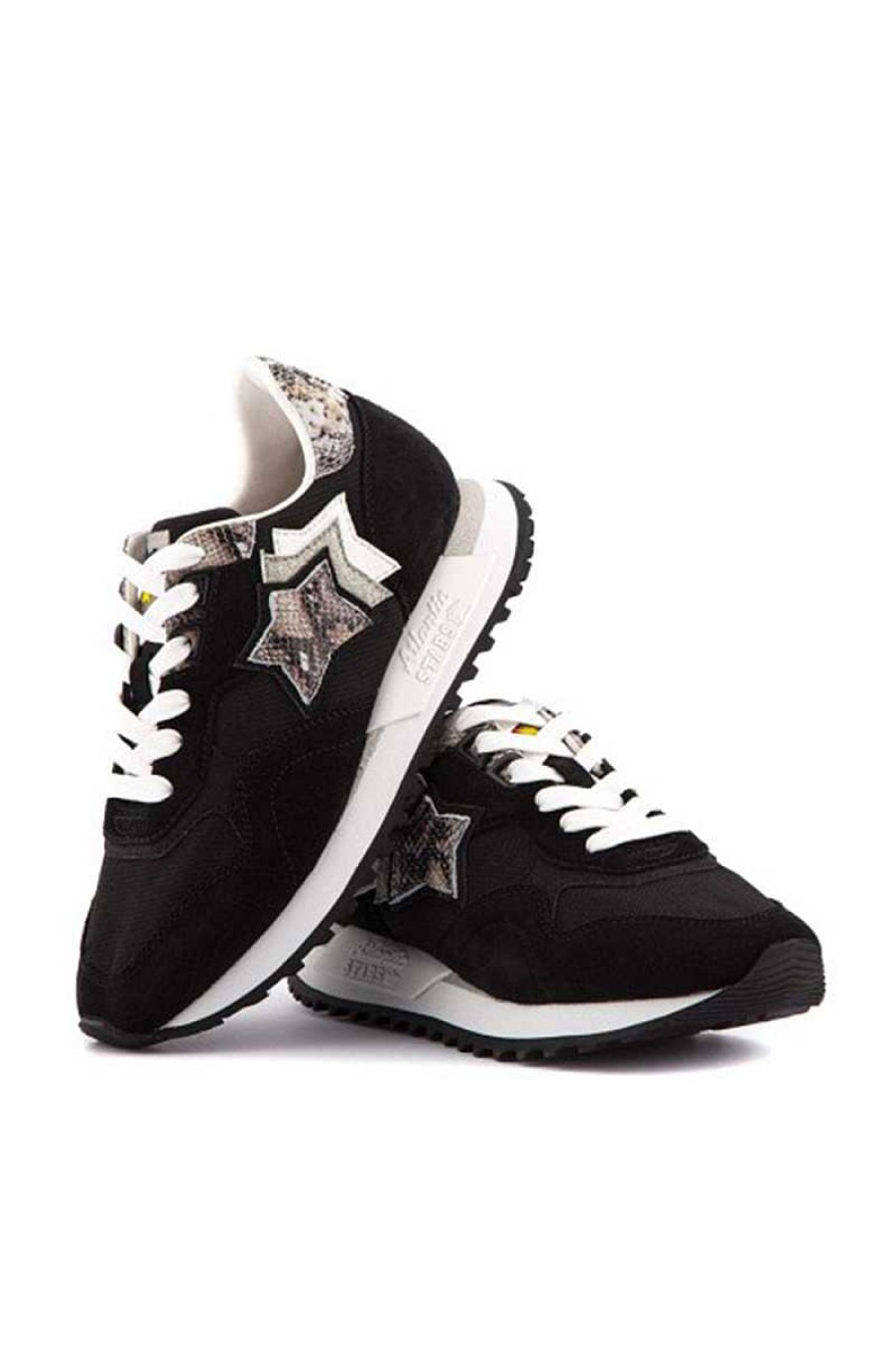 Frau Atlantic Star | Ghalac Bbl Dr19 Sneakers Fur Damen Schwarz Piton