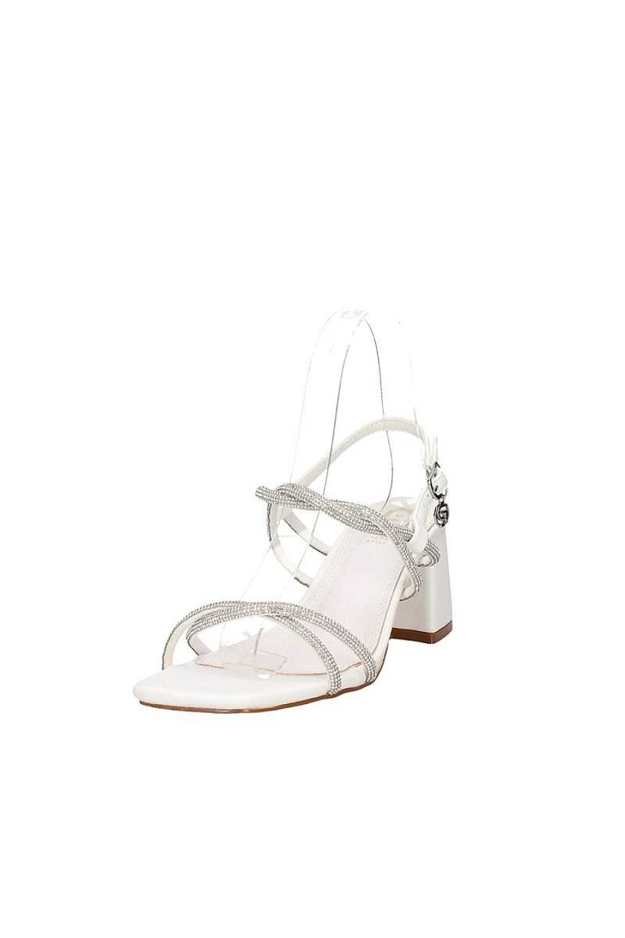 Frau Gold&Gold | Sandalen Gp437 Weiss Damen