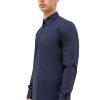 Mann Liu Jo | Slim Stretch-Hemd M000P201Milano 701 Dunkelblau Herren